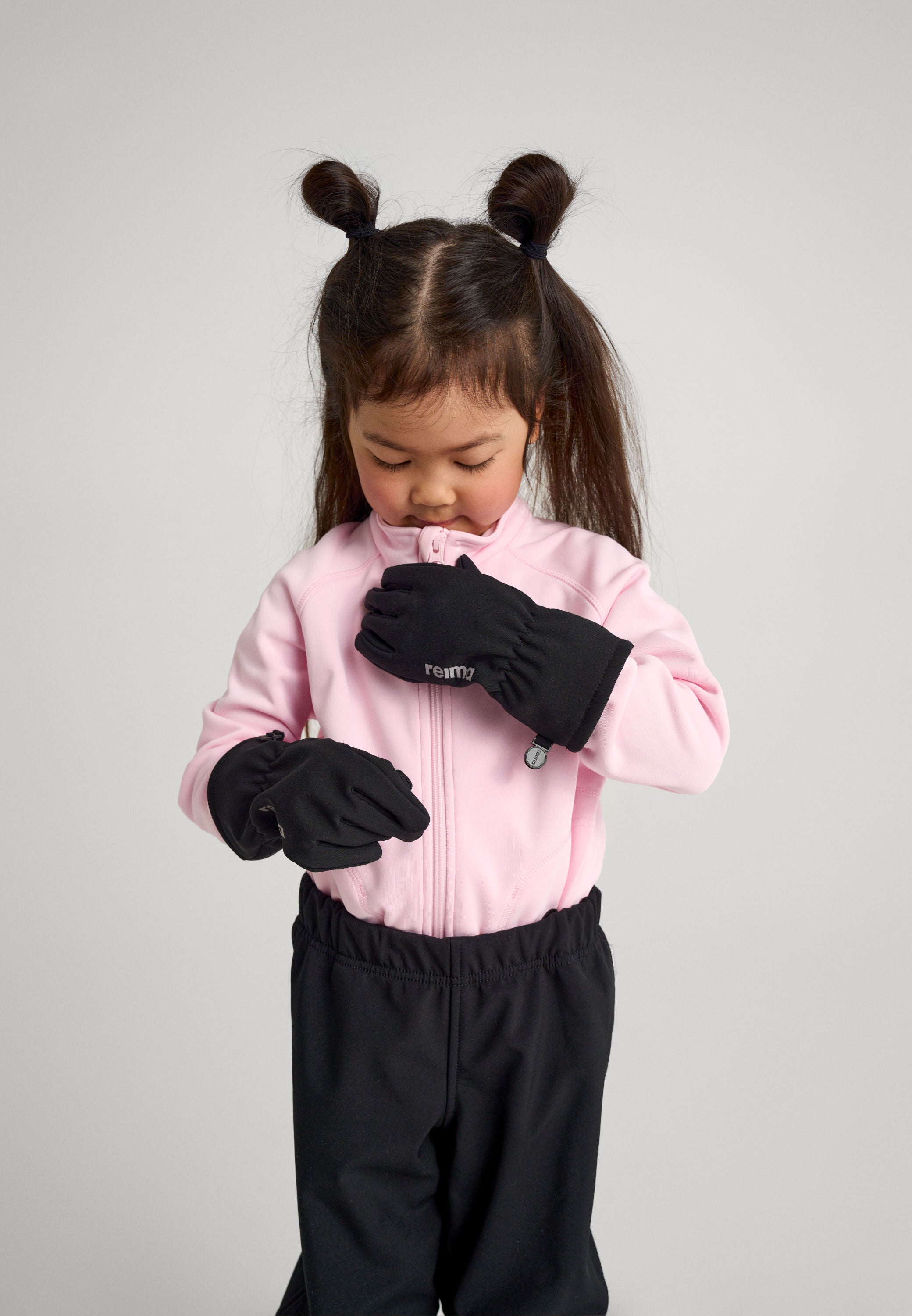 Reima Tehden Softshell gloves - Black